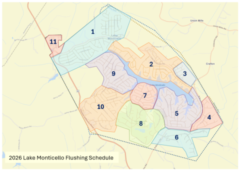 map with numbers and colors